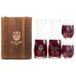 Wine Decanter & 2 Wine Glasses - Box Set