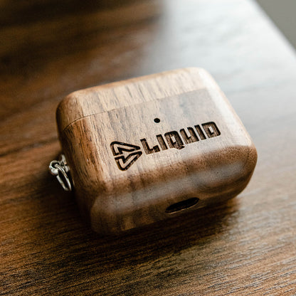 Branded Walnut AirPods Case