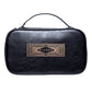 Personalized Dopp Kit: Vintage Men's Leather Wallet Swanky Badger Black 