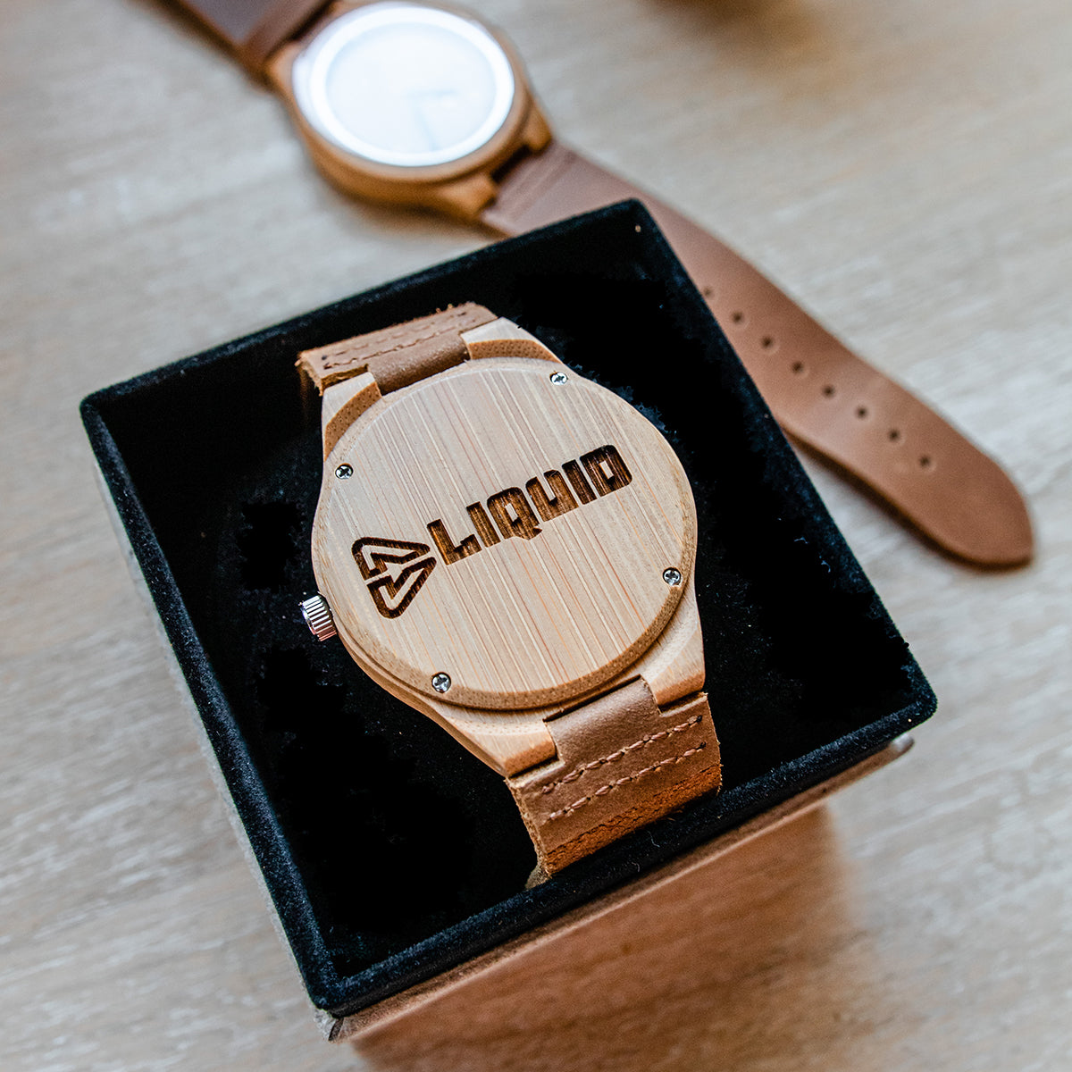 Branded Bamboo Classic Watch