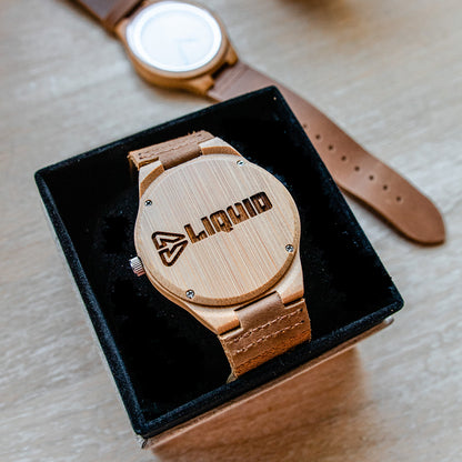 Branded Bamboo Classic Watch