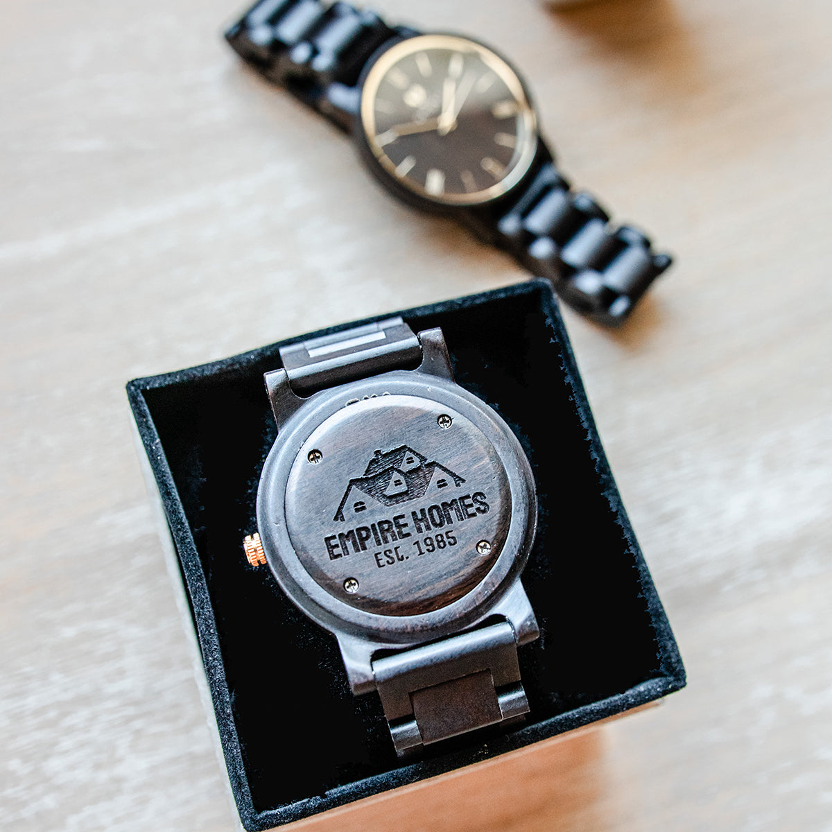 Branded Ebony Links Watch