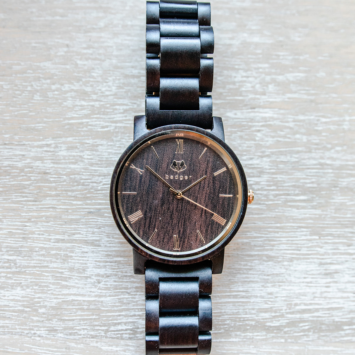 Branded Ebony Links Watch