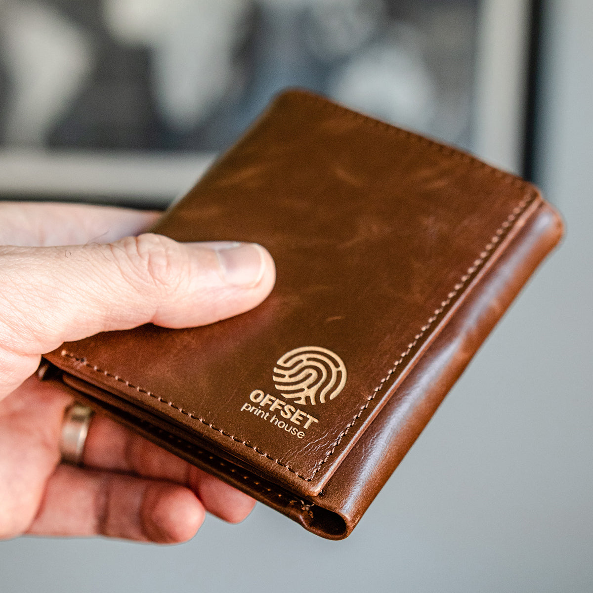 Branded Trifold Wallet - Front