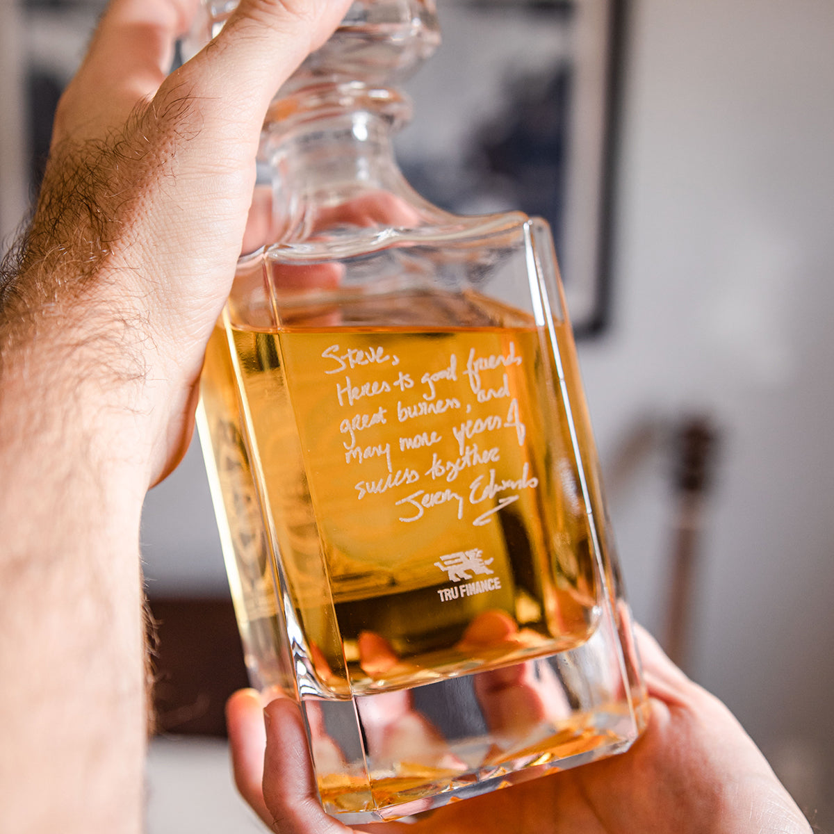 Branded Whiskey Decanter