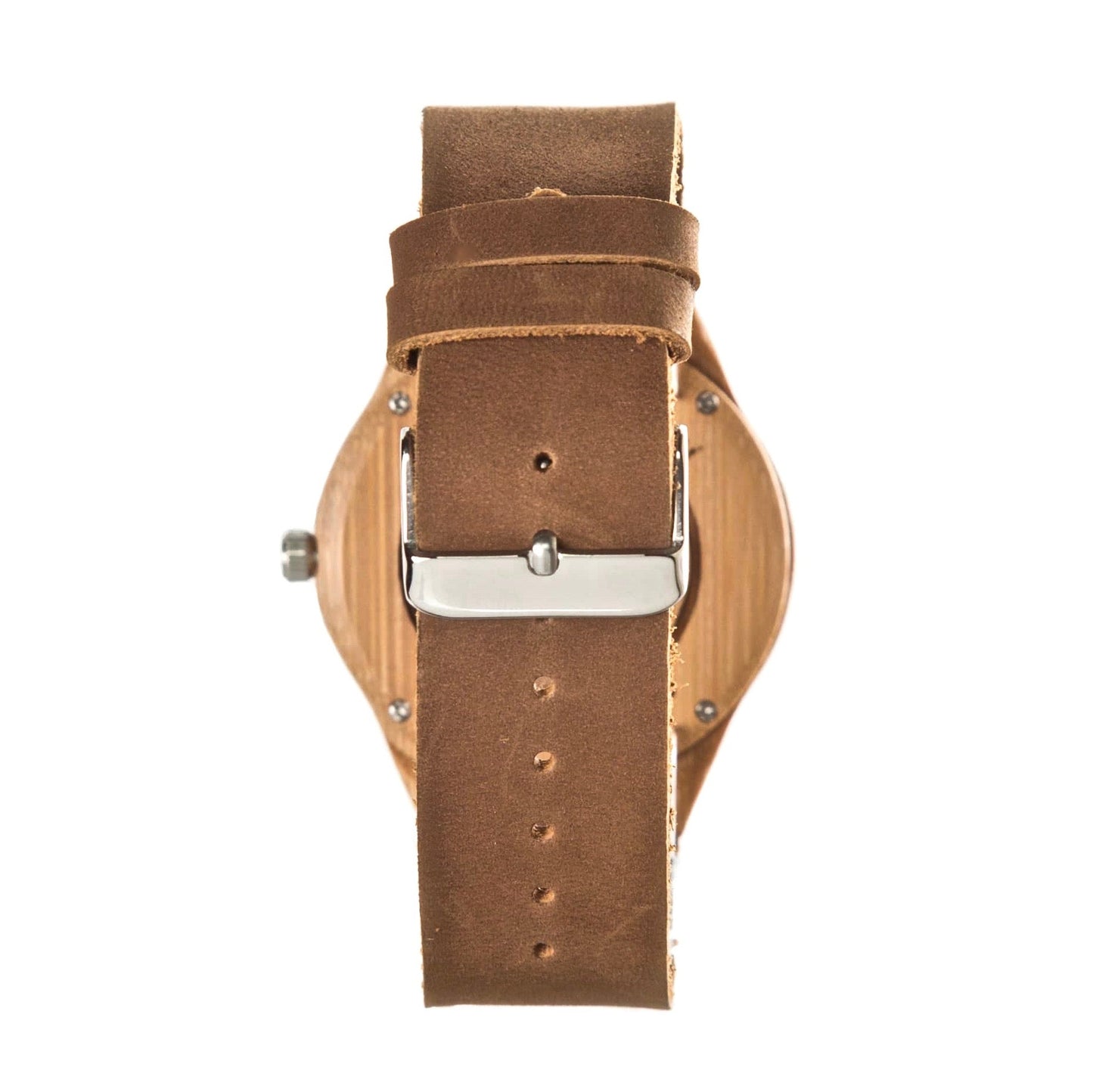 Branded Bamboo Classic Watch - Clasp and Back View