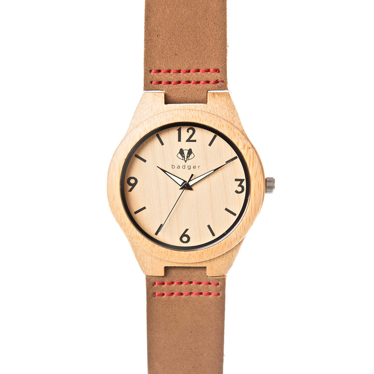 Branded Bamboo Tailored Watch - Front View