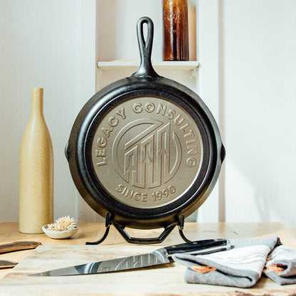 Branded Cast Iron Skillet