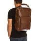 Branded Laptop Backpack on person